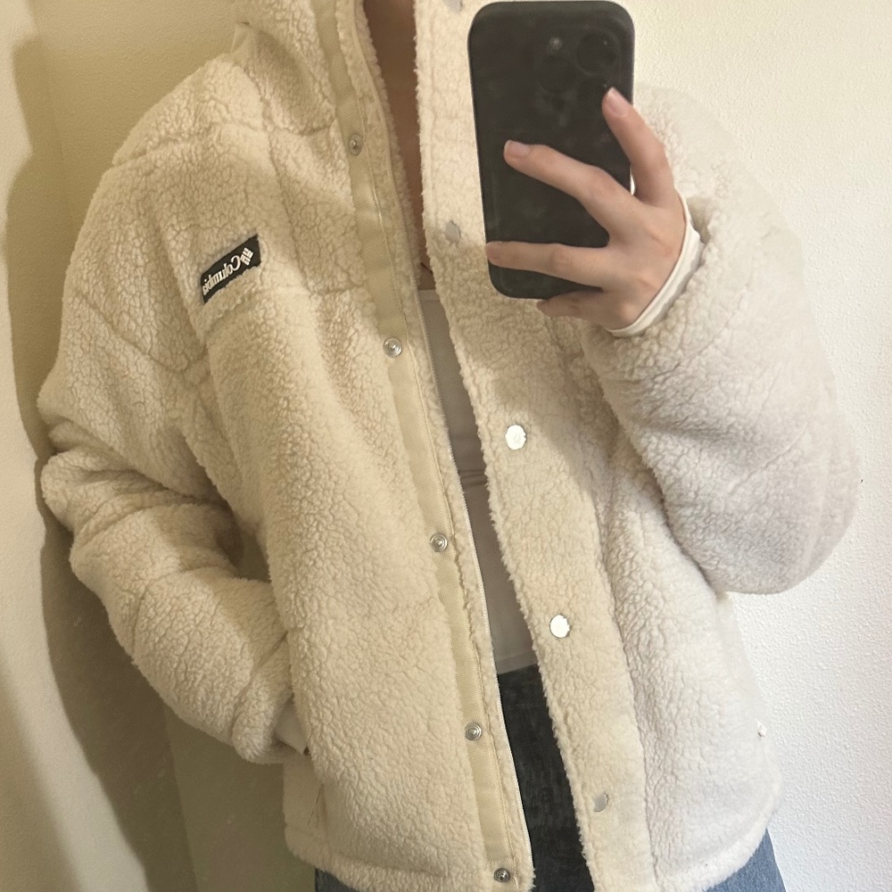 Women's Columbia Lodge Baffled Sherpa Fleece Jacket